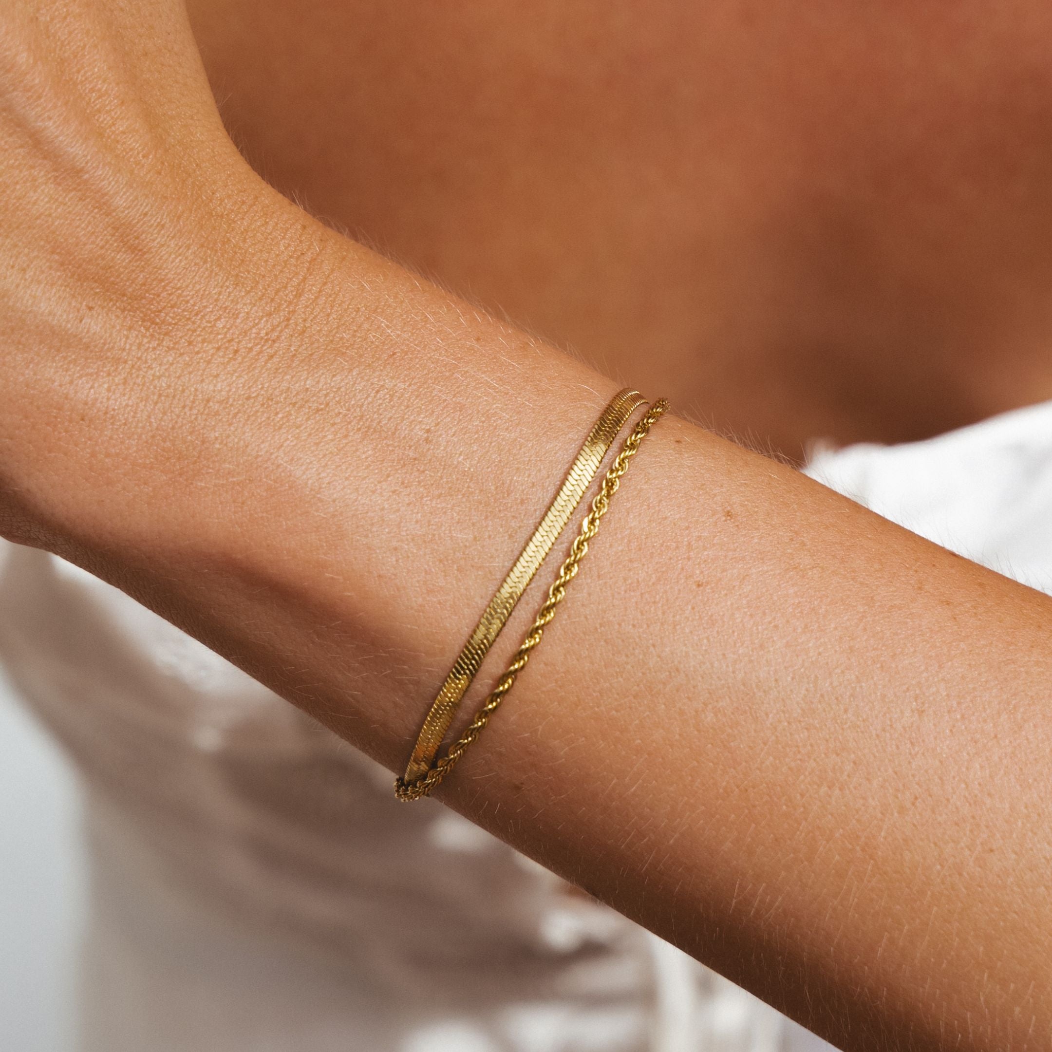 Athena "Ios" Layered Bracelet