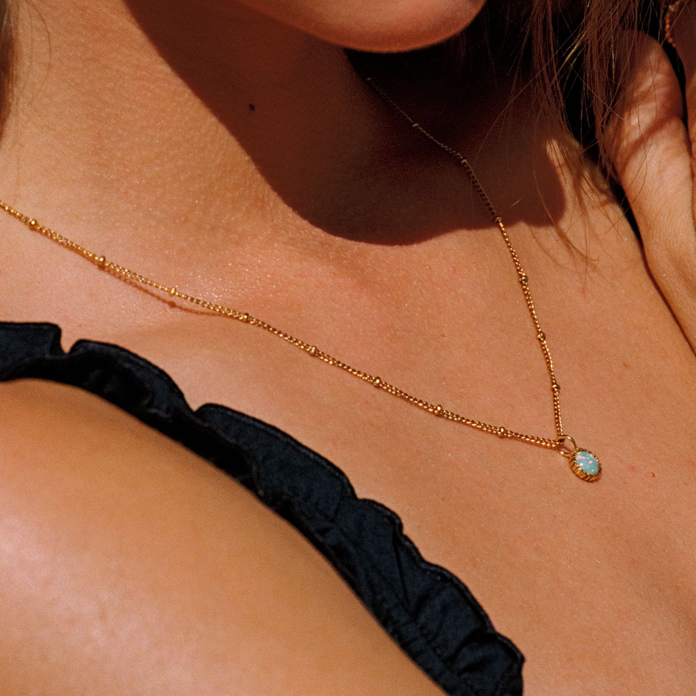 Athena Petite Opal Necklace