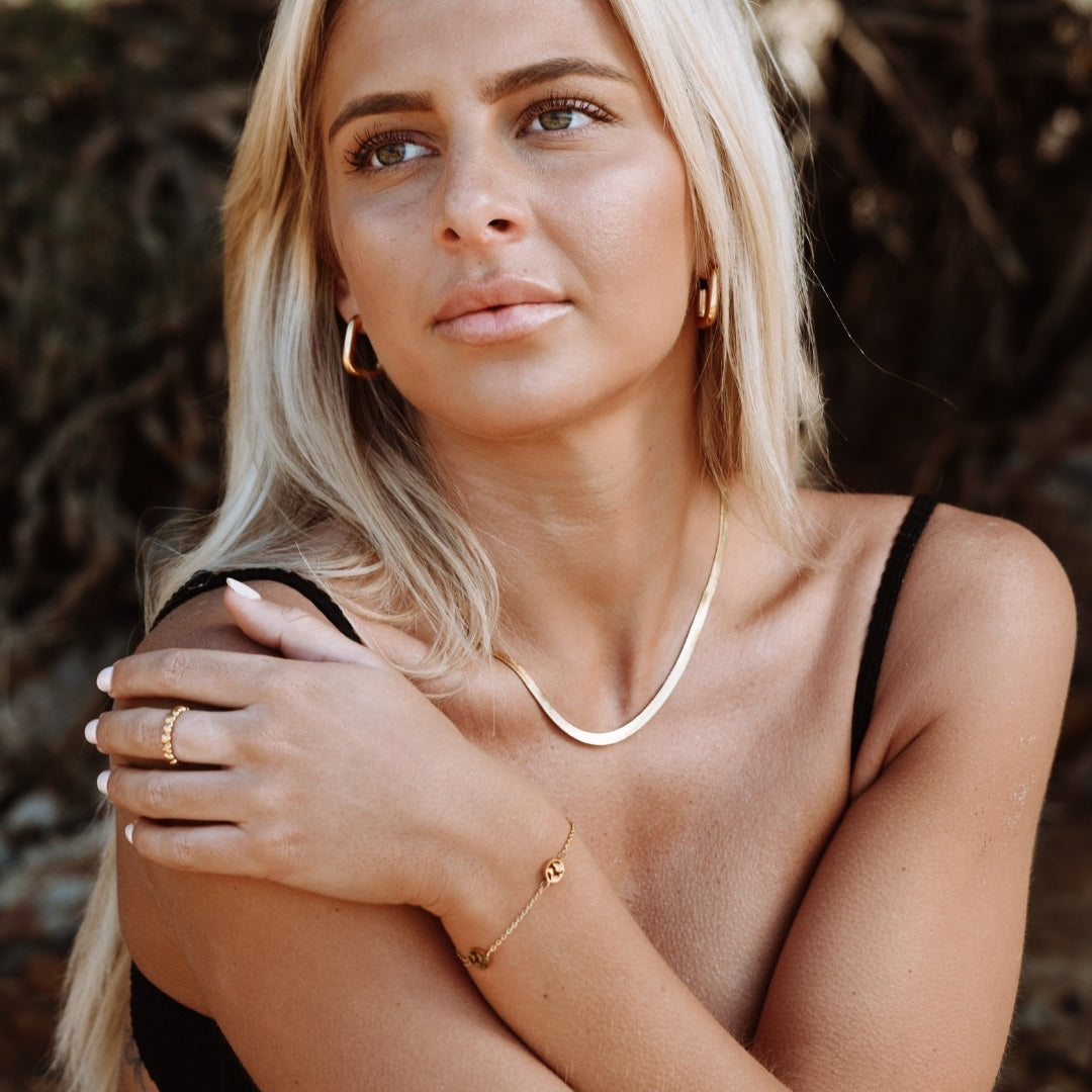 Athena "Kauai" Herringbone Choker
