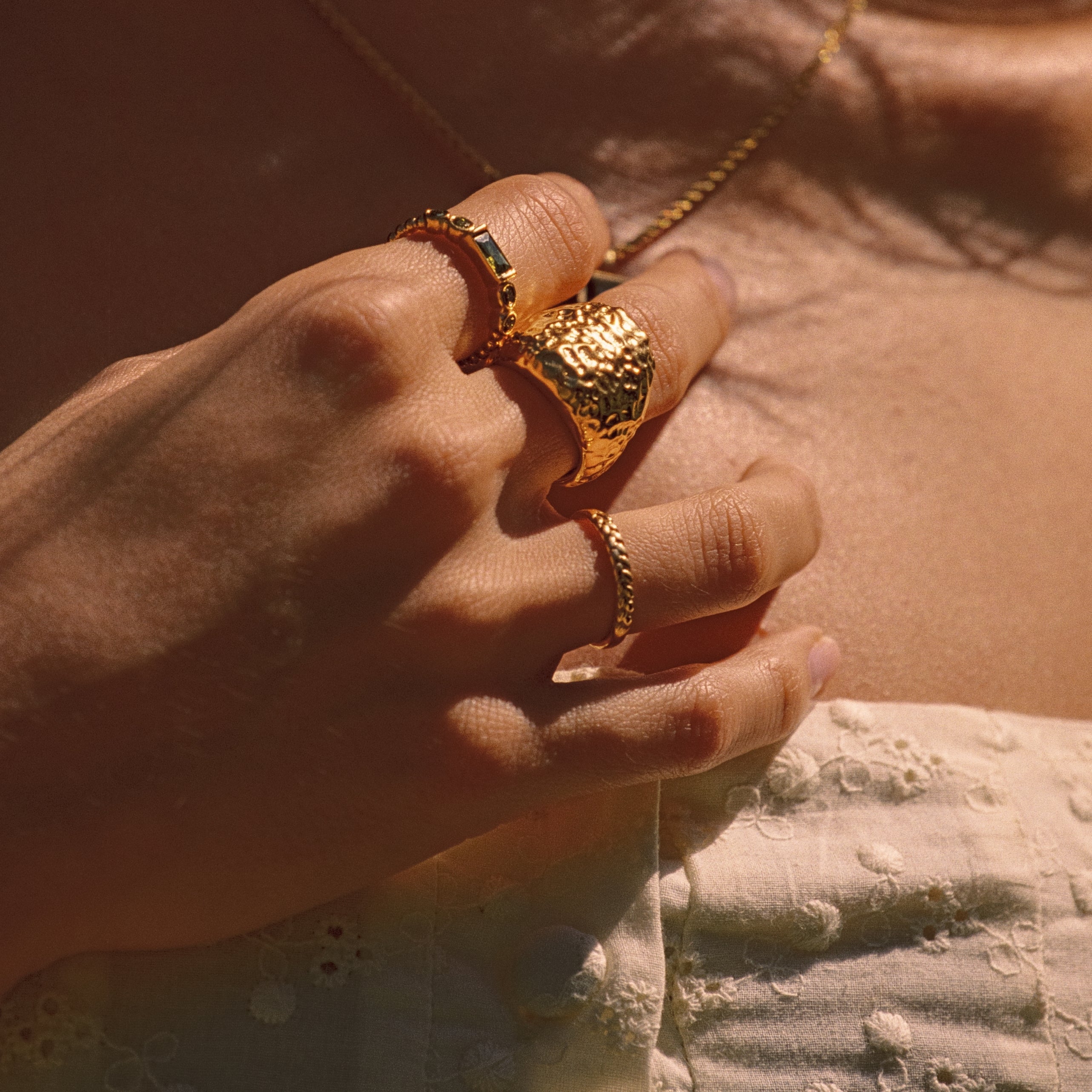 Athena Laurel Crown Ring