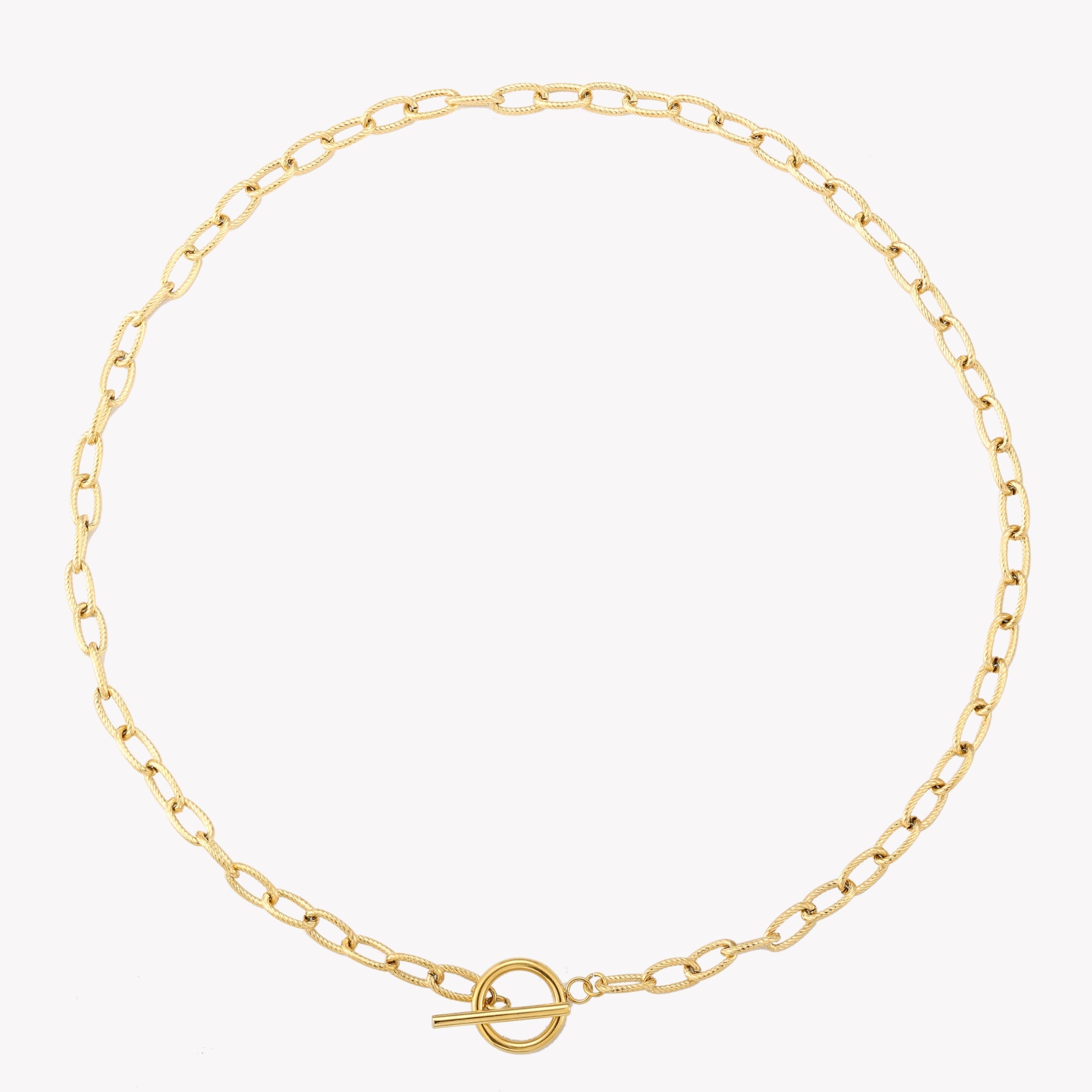 Athena Paperclip Toggle Choker