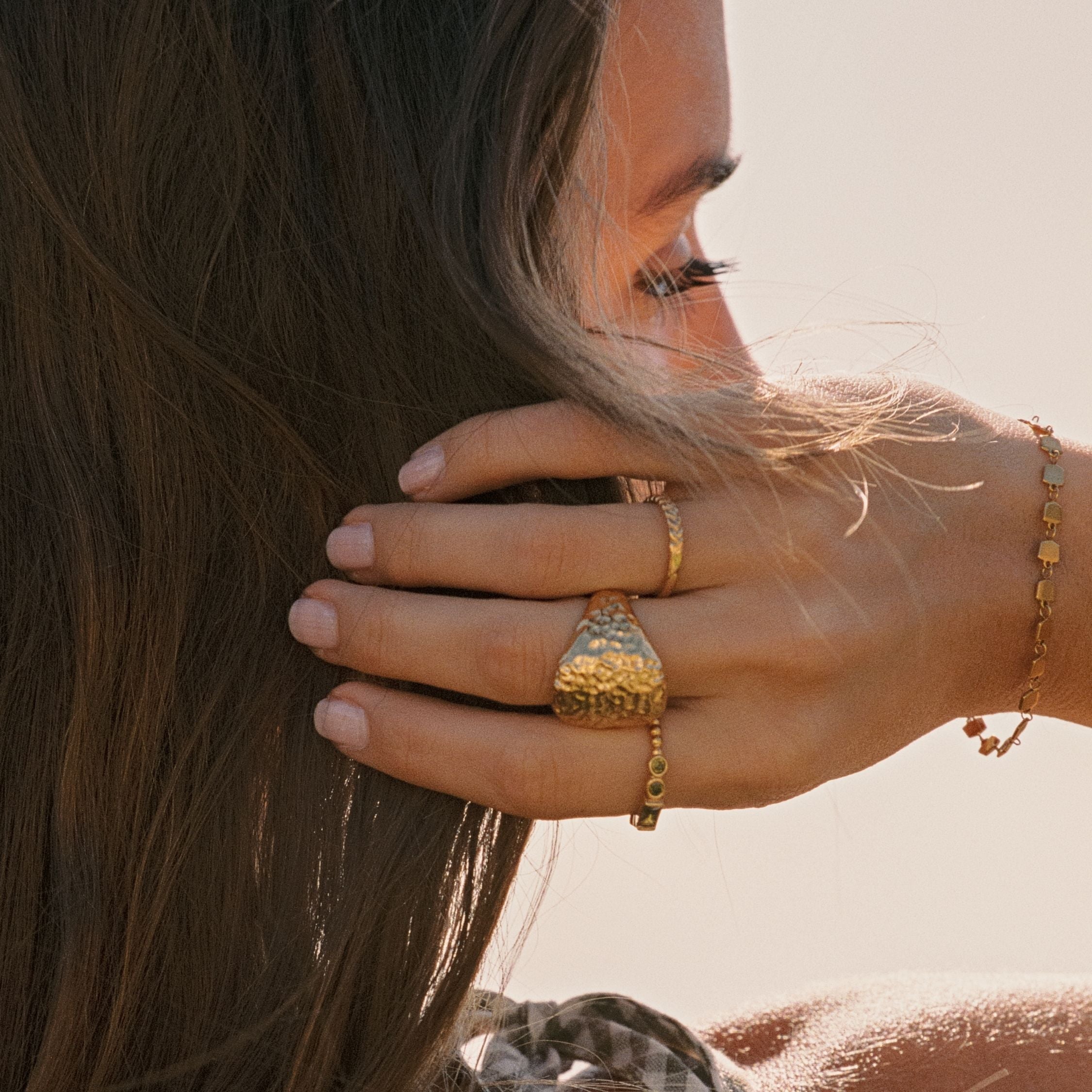 Athena Molten Ring