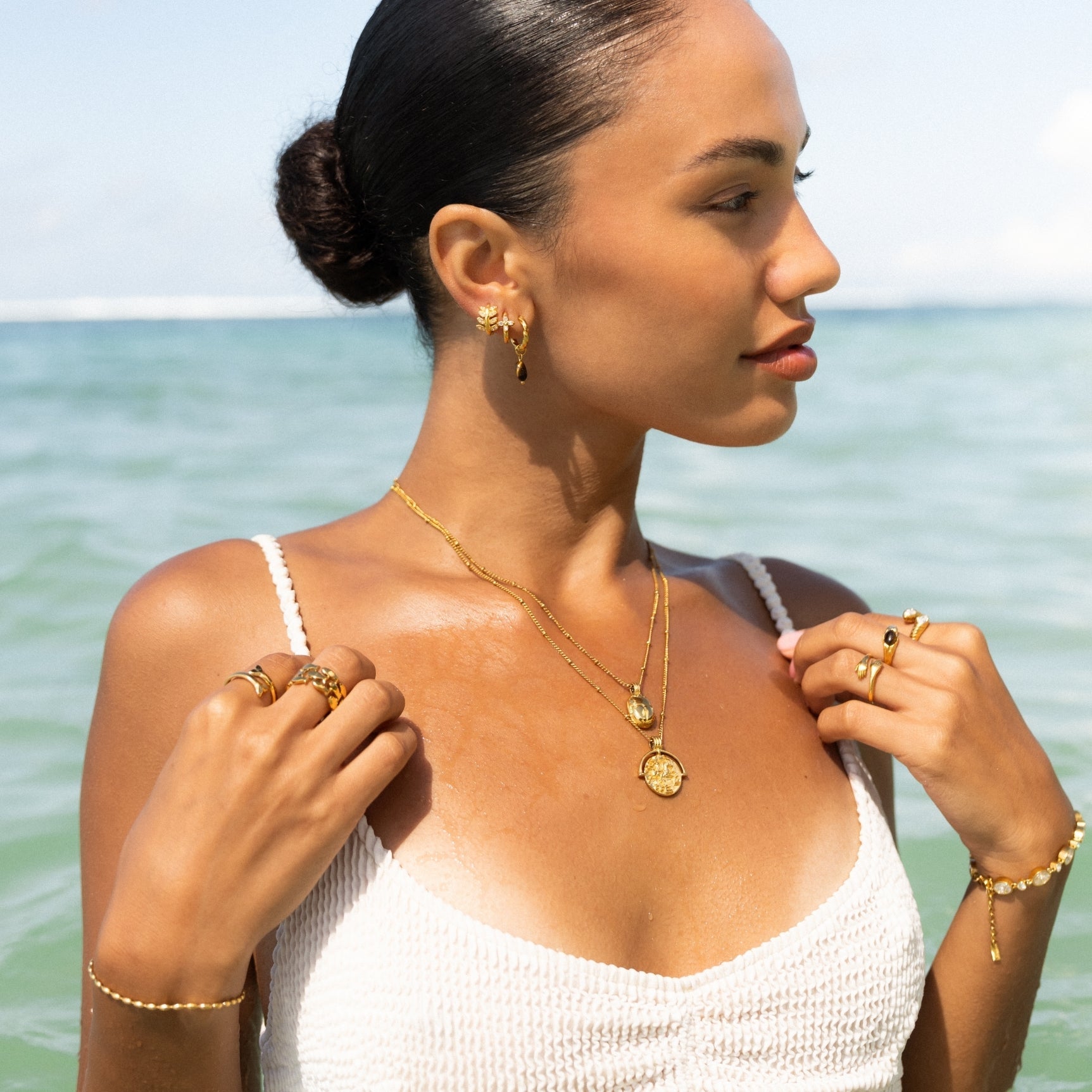 Athena Scarab Necklace