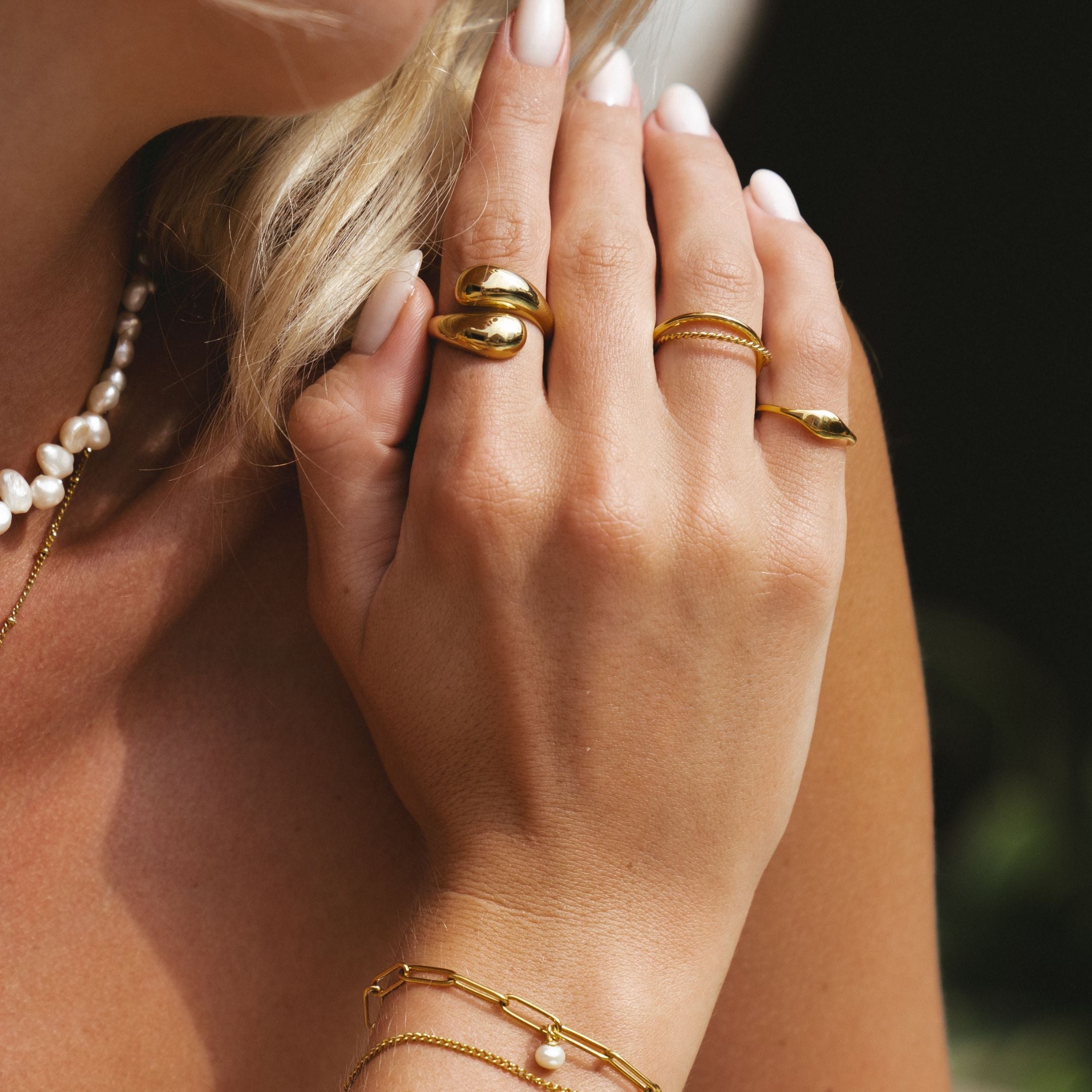 Athena Double Twist Ring
