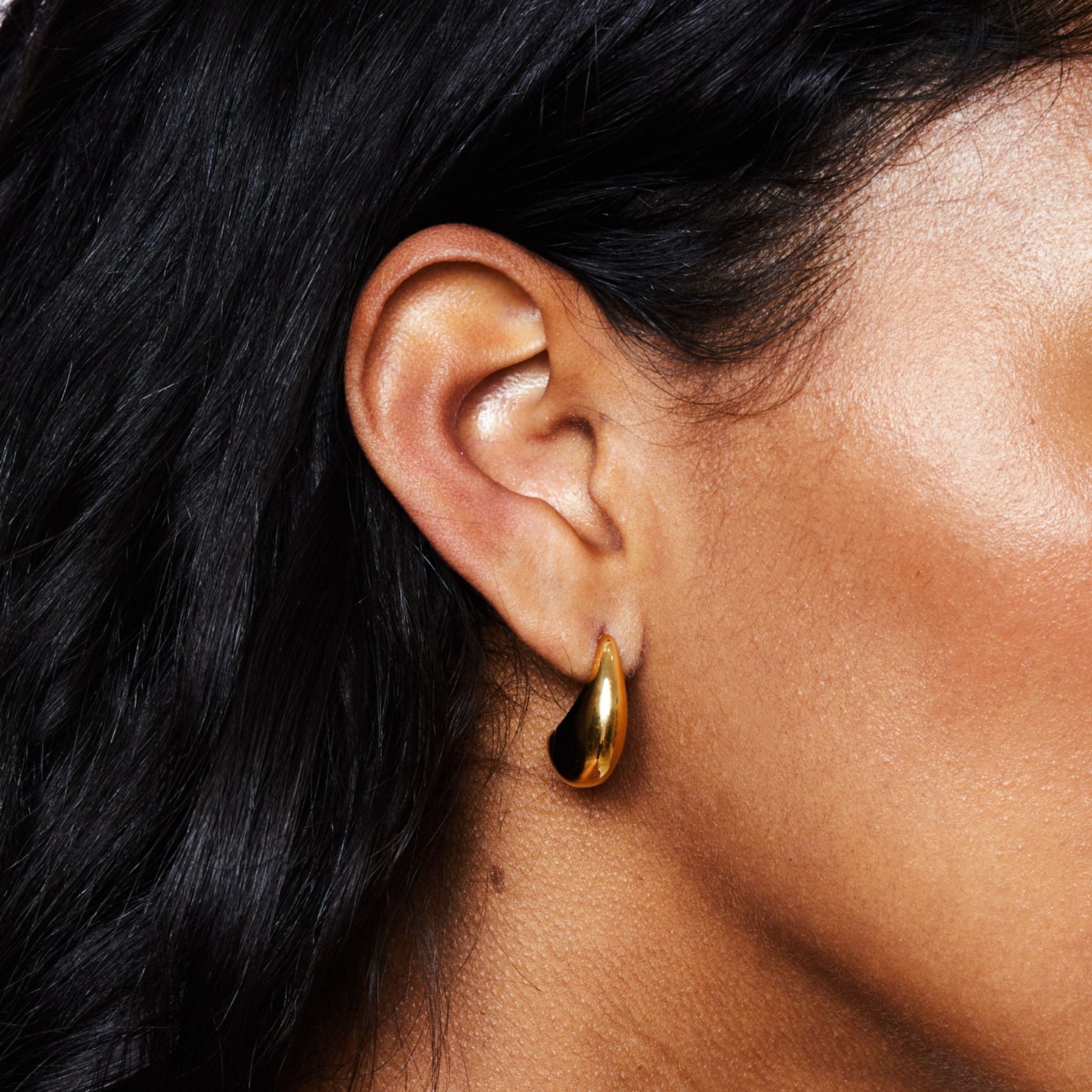 Athena Teardrop Hoop Earrings