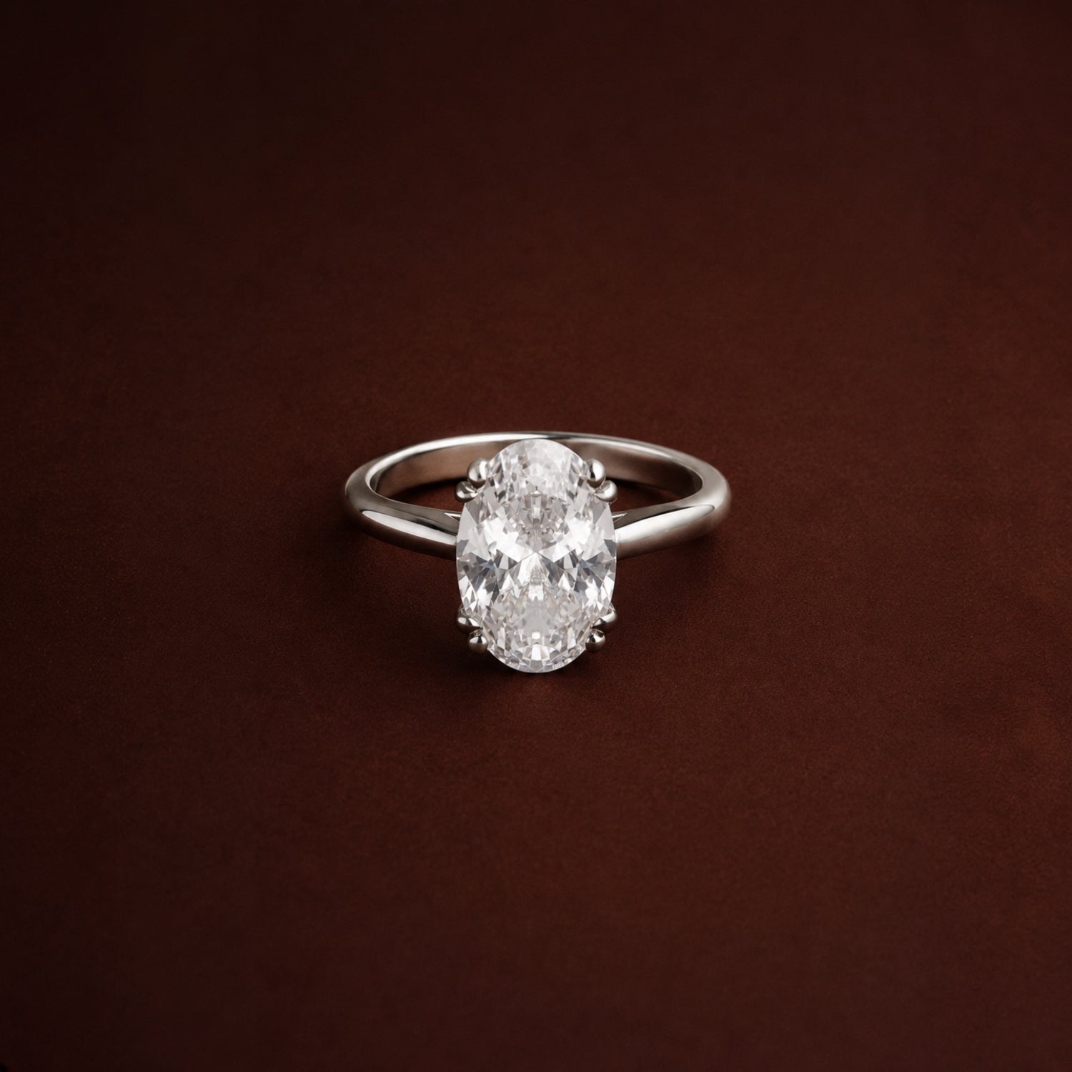 Athena Oval Solitaire Ring