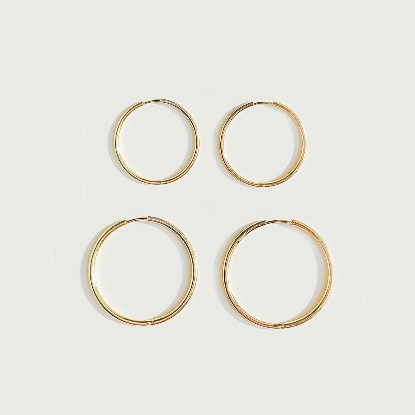 Athena Thin Hoop Earrings