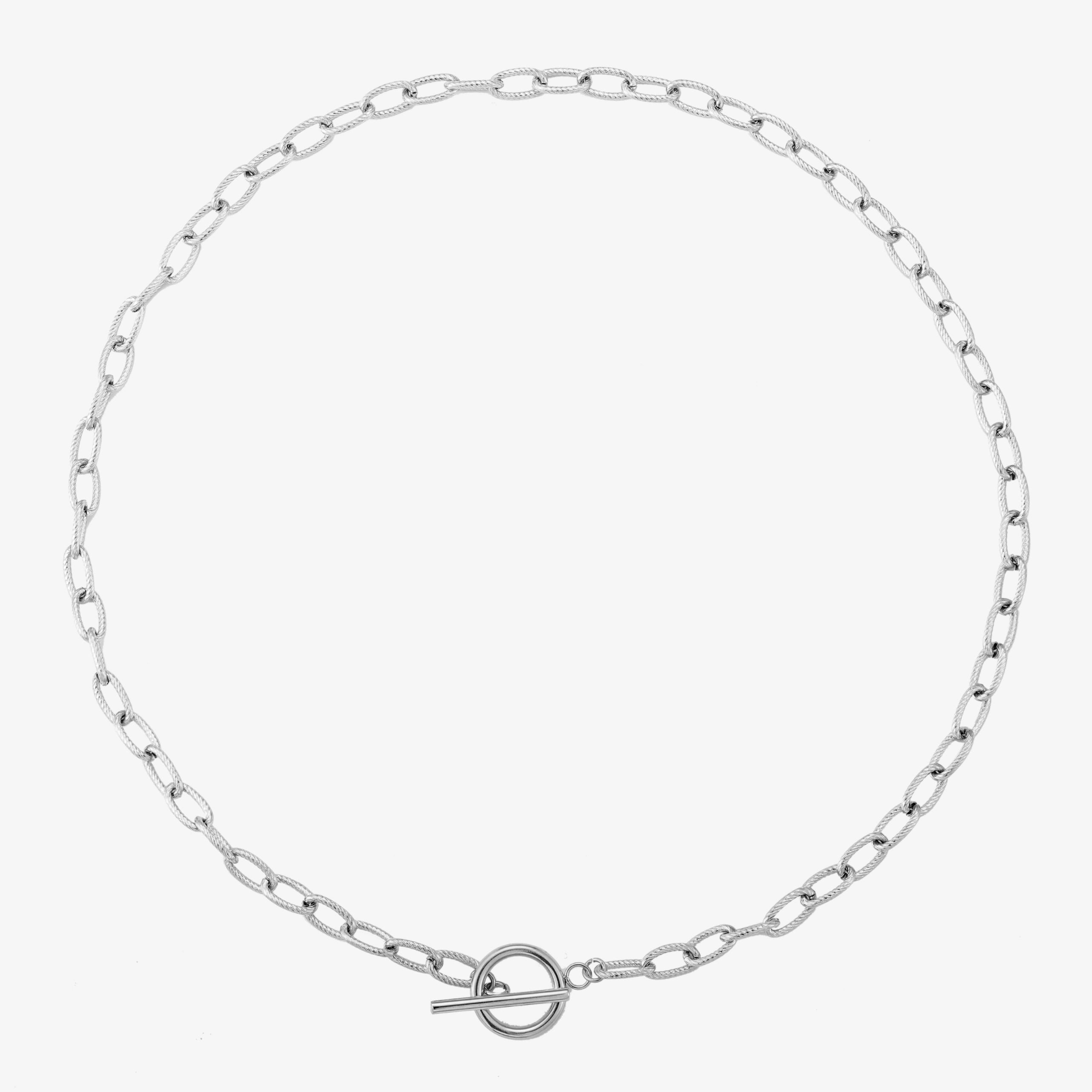 Athena Paperclip Toggle Choker