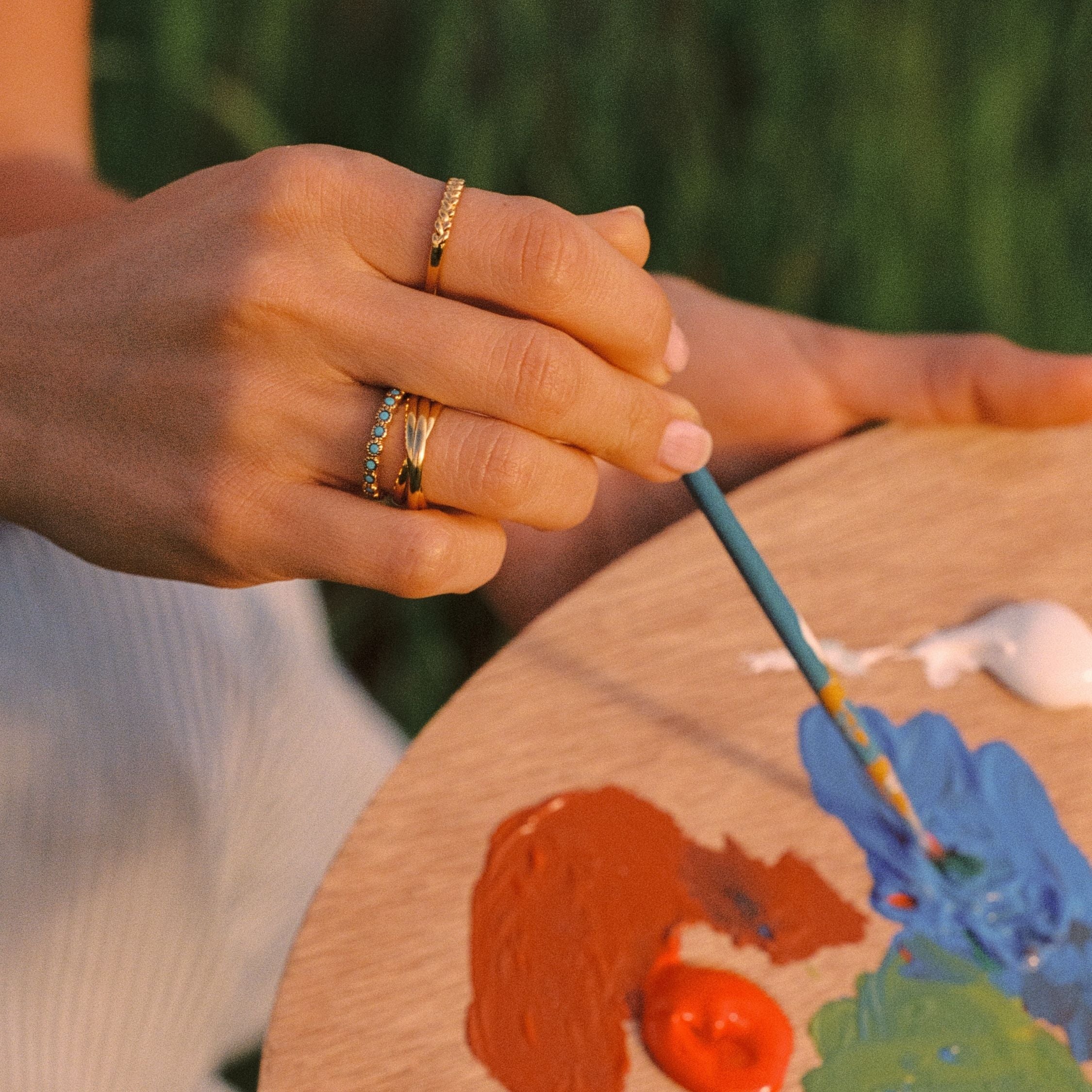 Athena Azure Ring