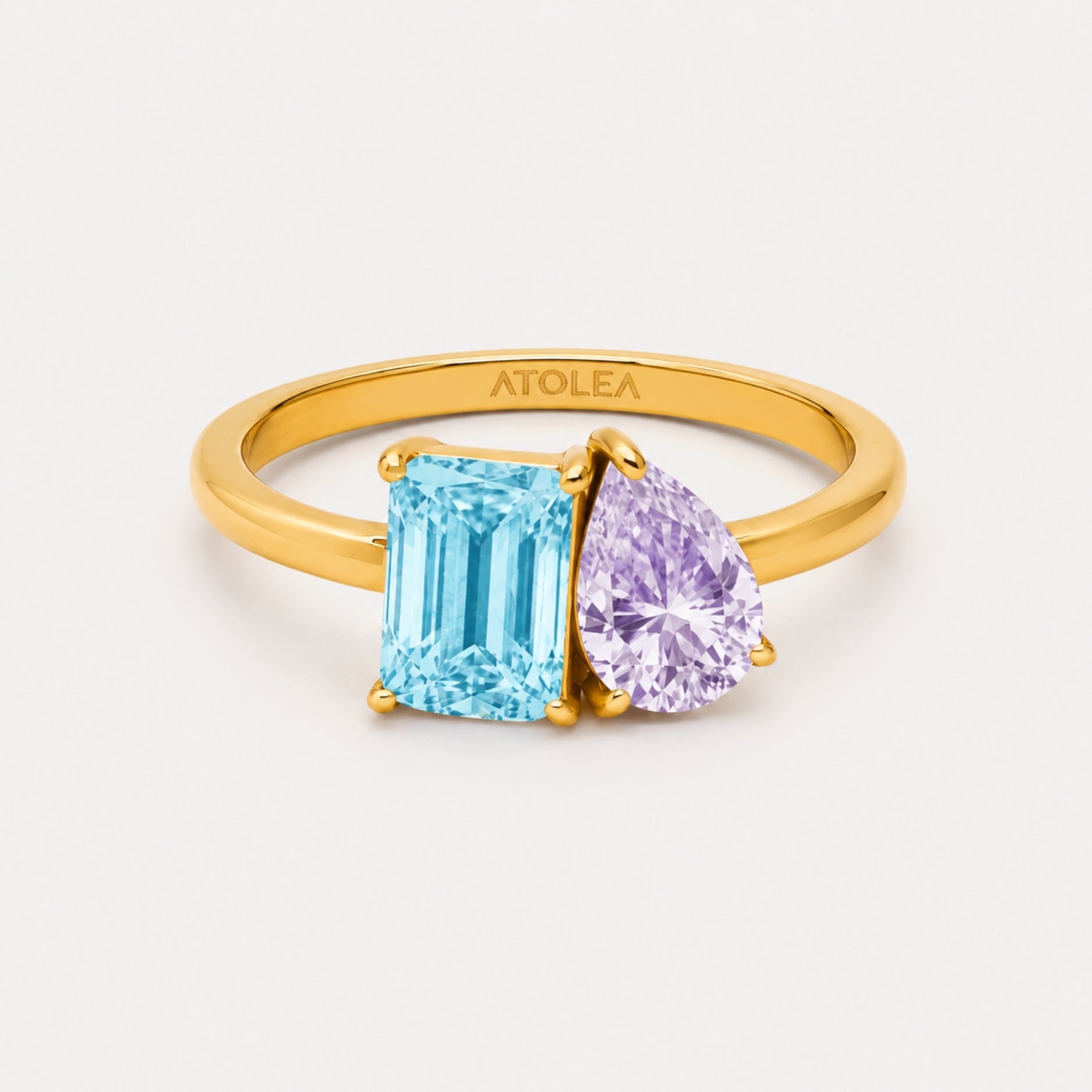 Athena Toi et Moi Birthstone Ring