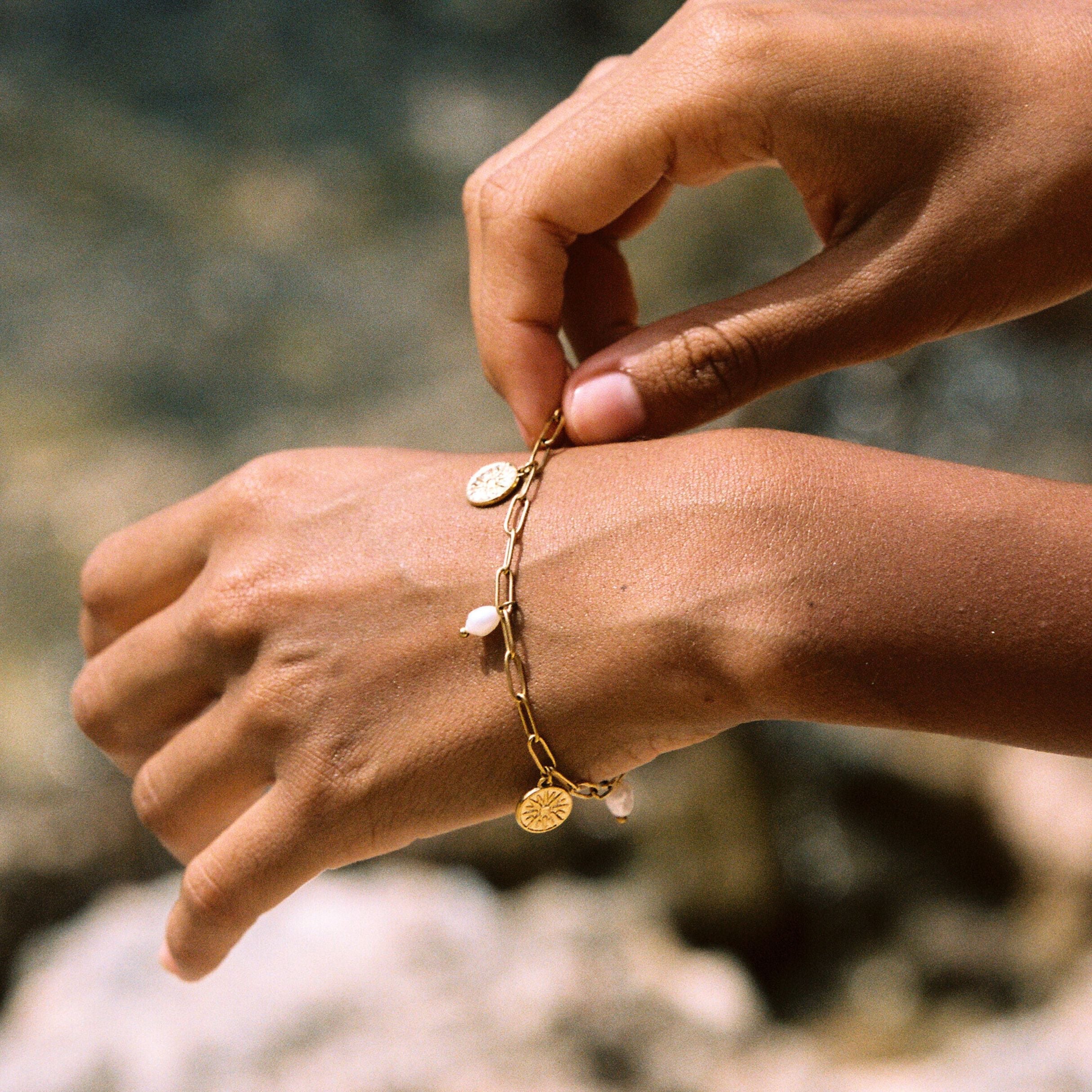 Athena Golden Sun Bracelet