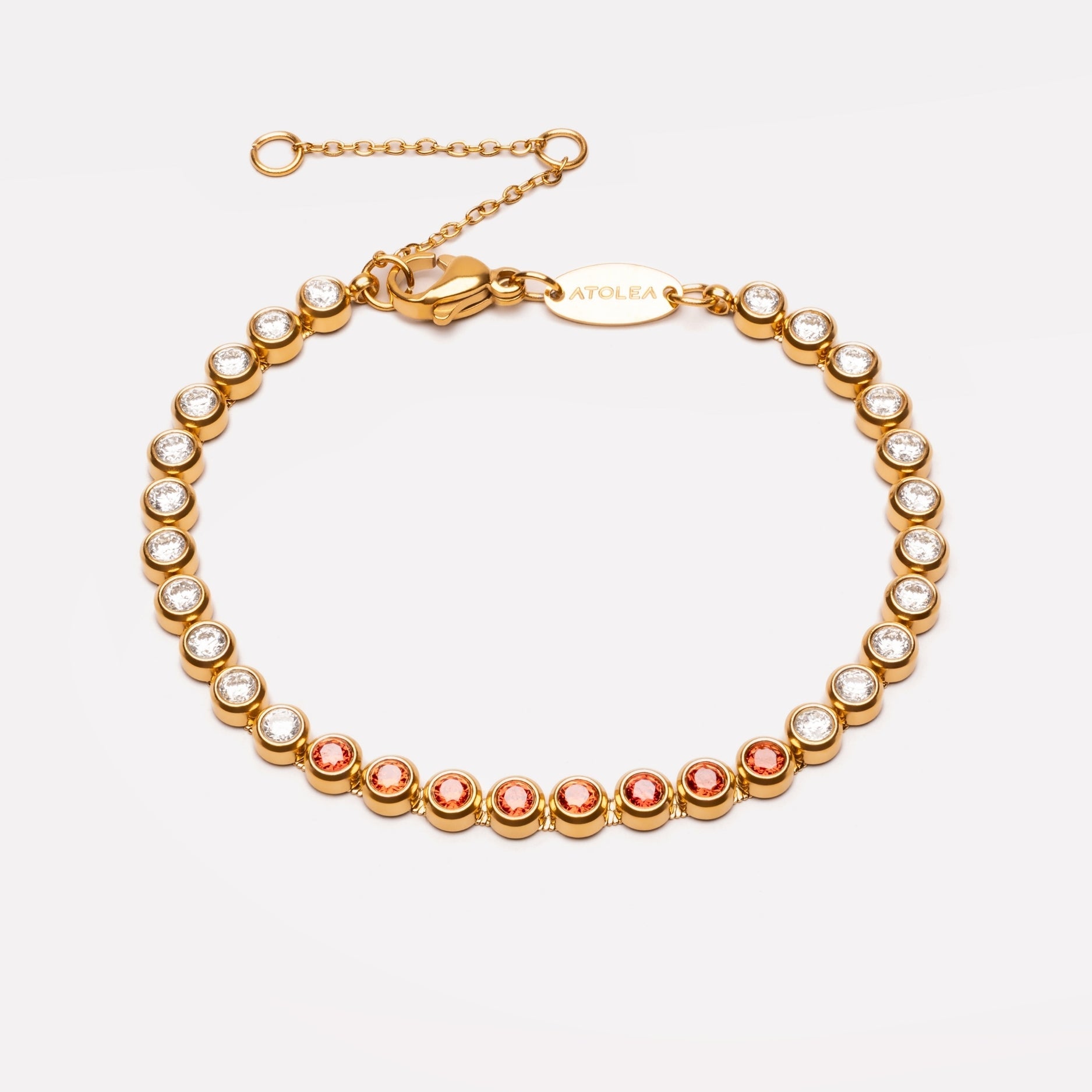 Athena Cherry Tennis Bracelet