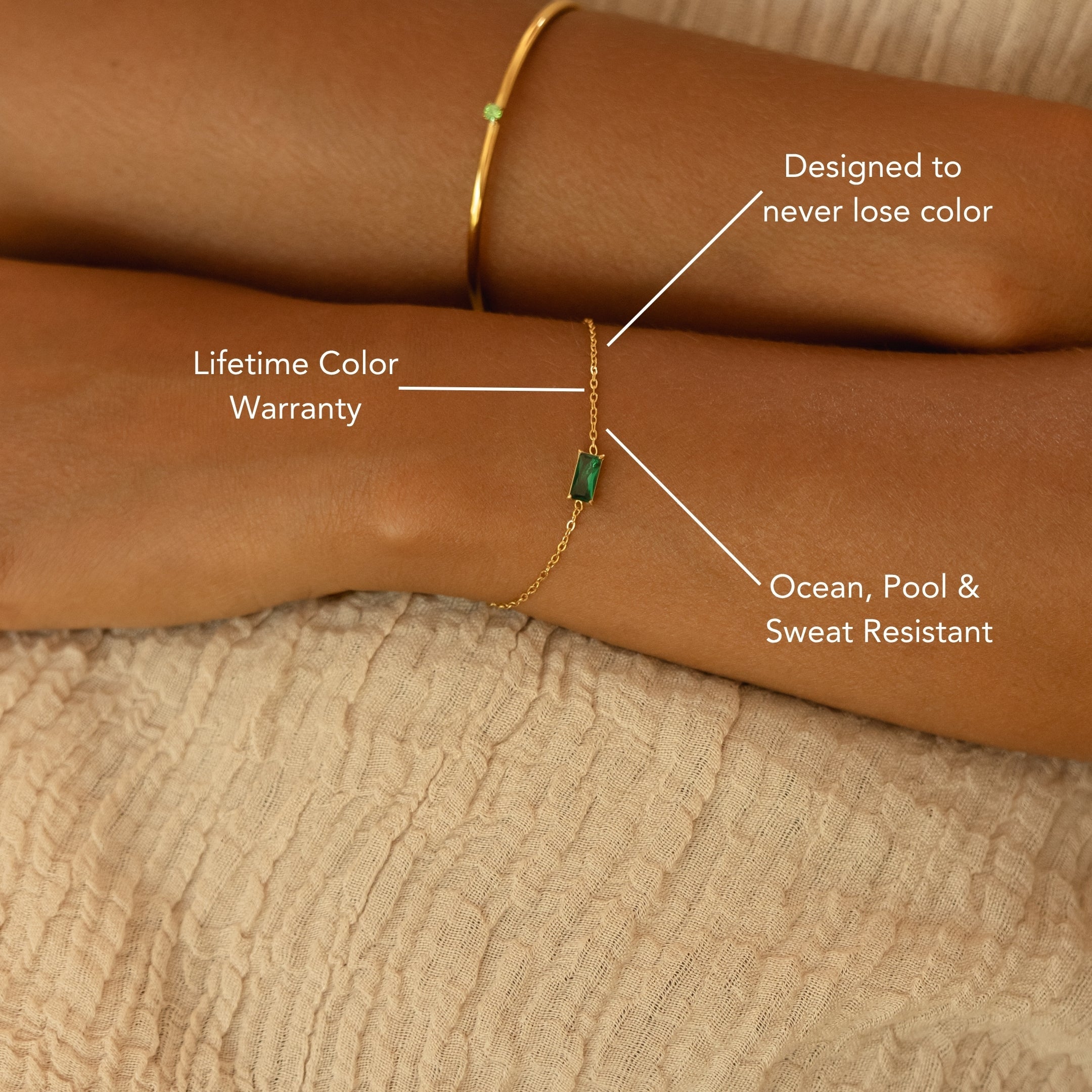 Athena Emerald Bracelet