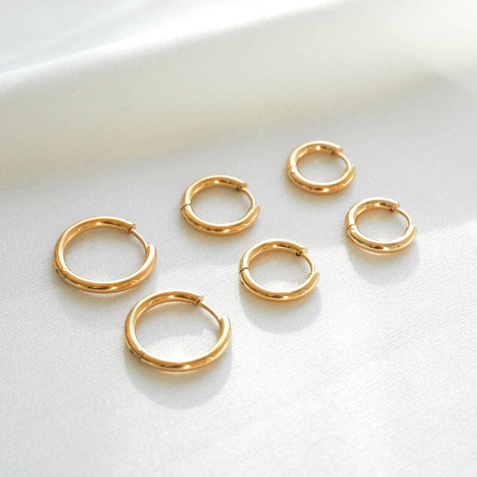 Athena Triple Hoop Earrings Bundle