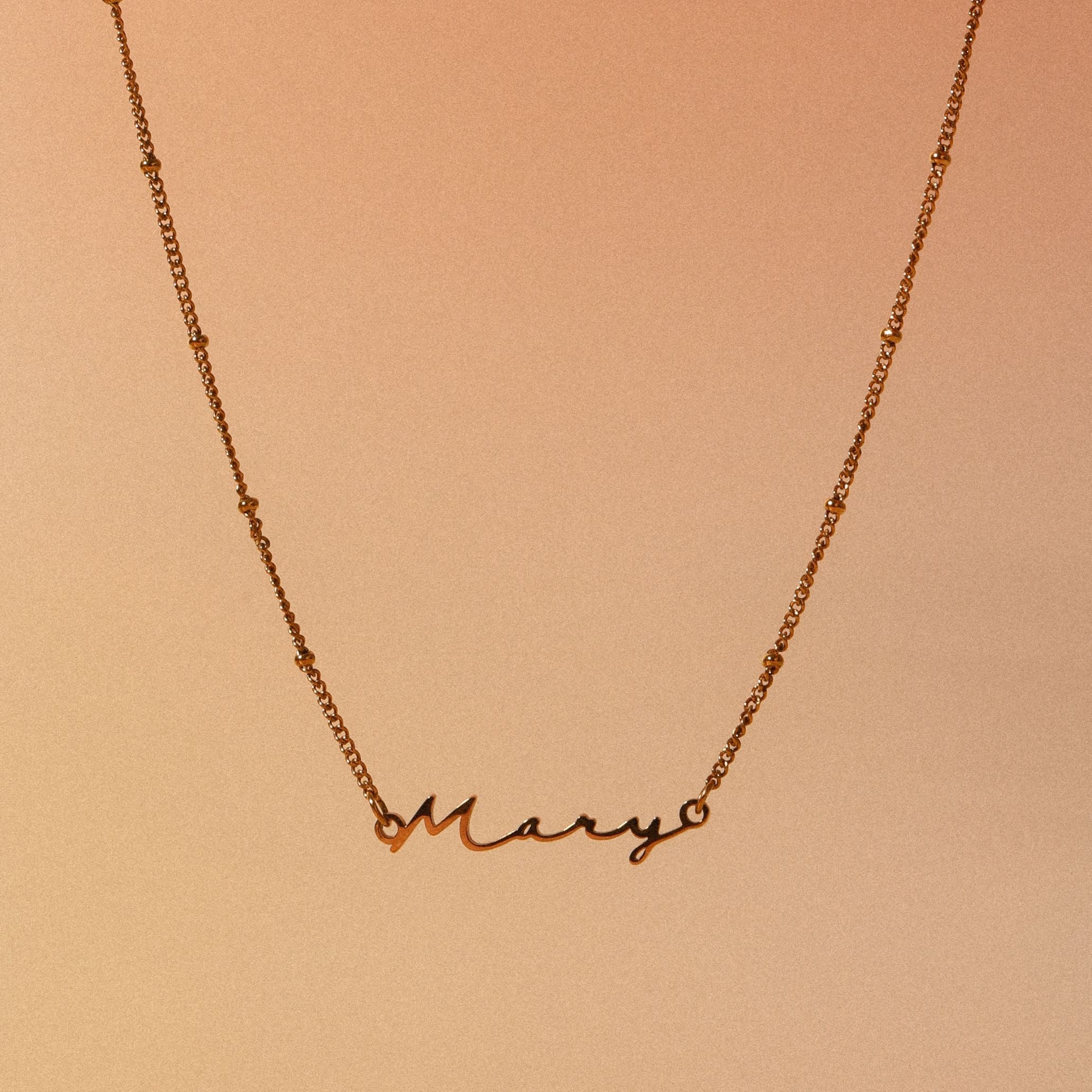 Athena Name Necklace