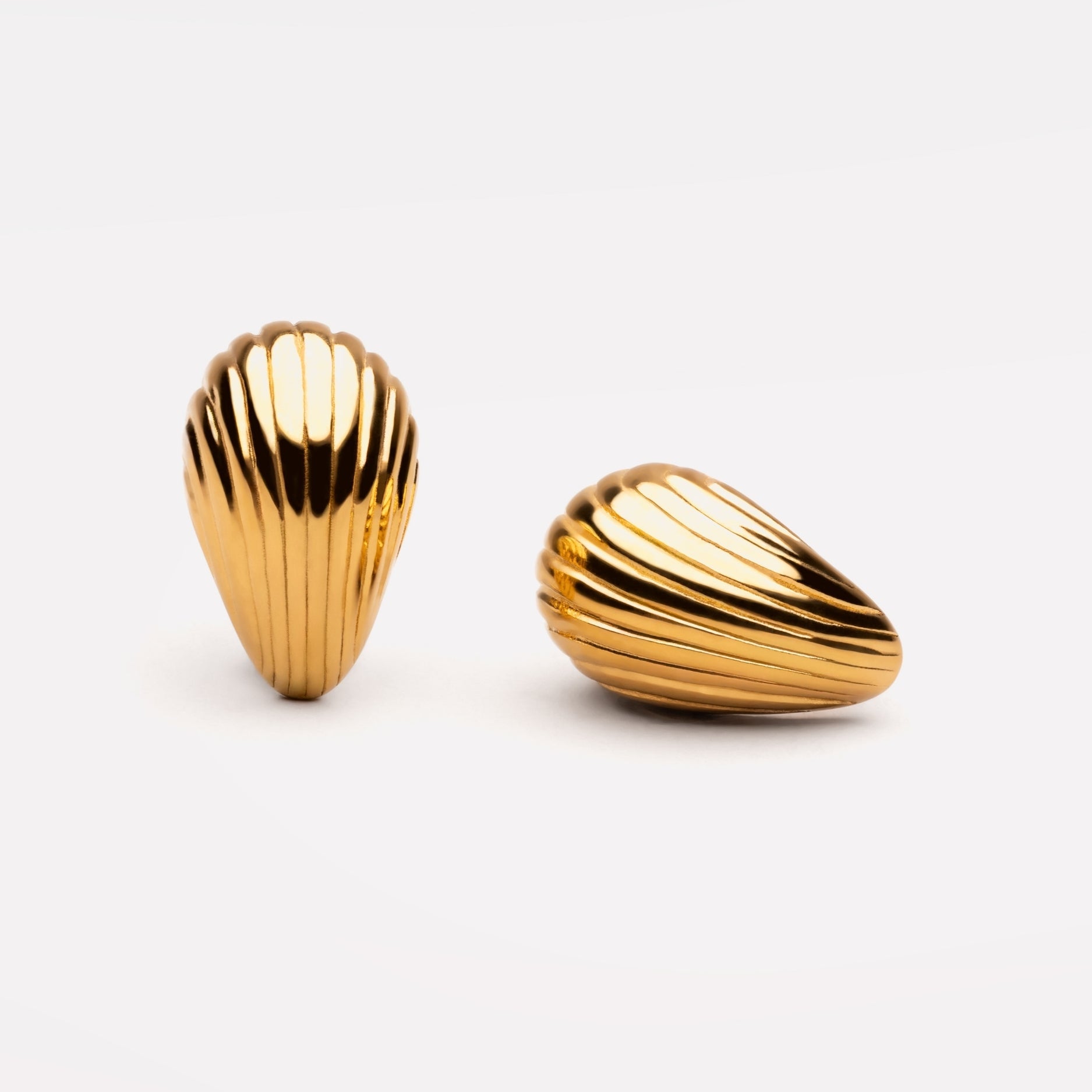 Athena Ridged Earrings
