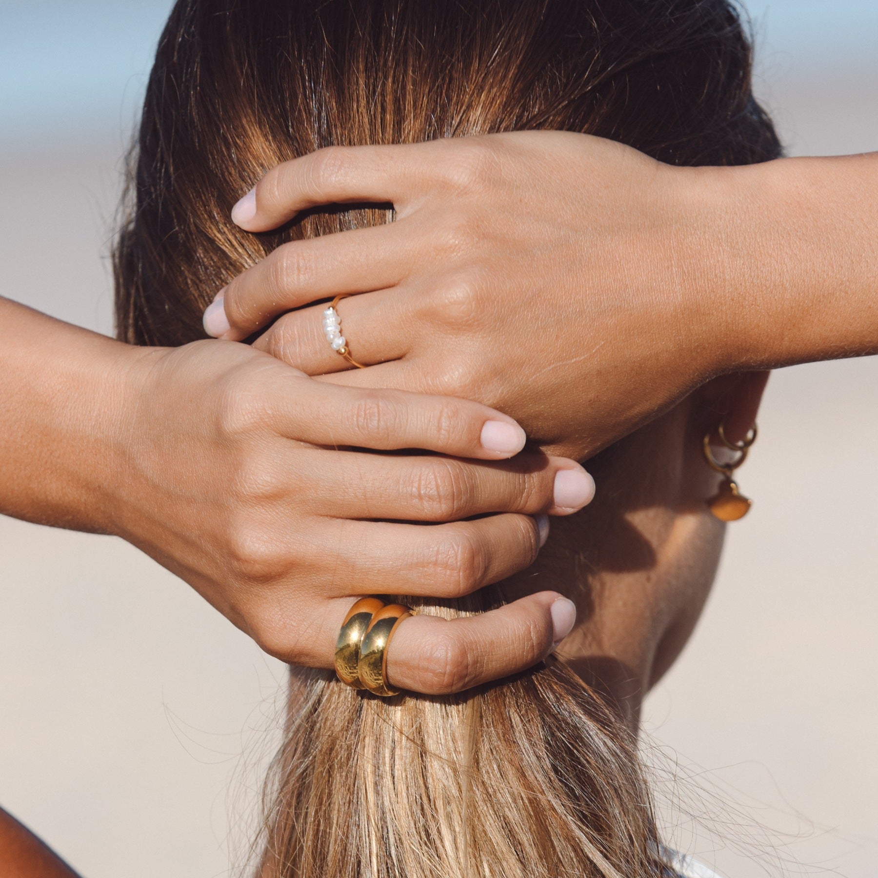 Athena Mini Pearls Ring