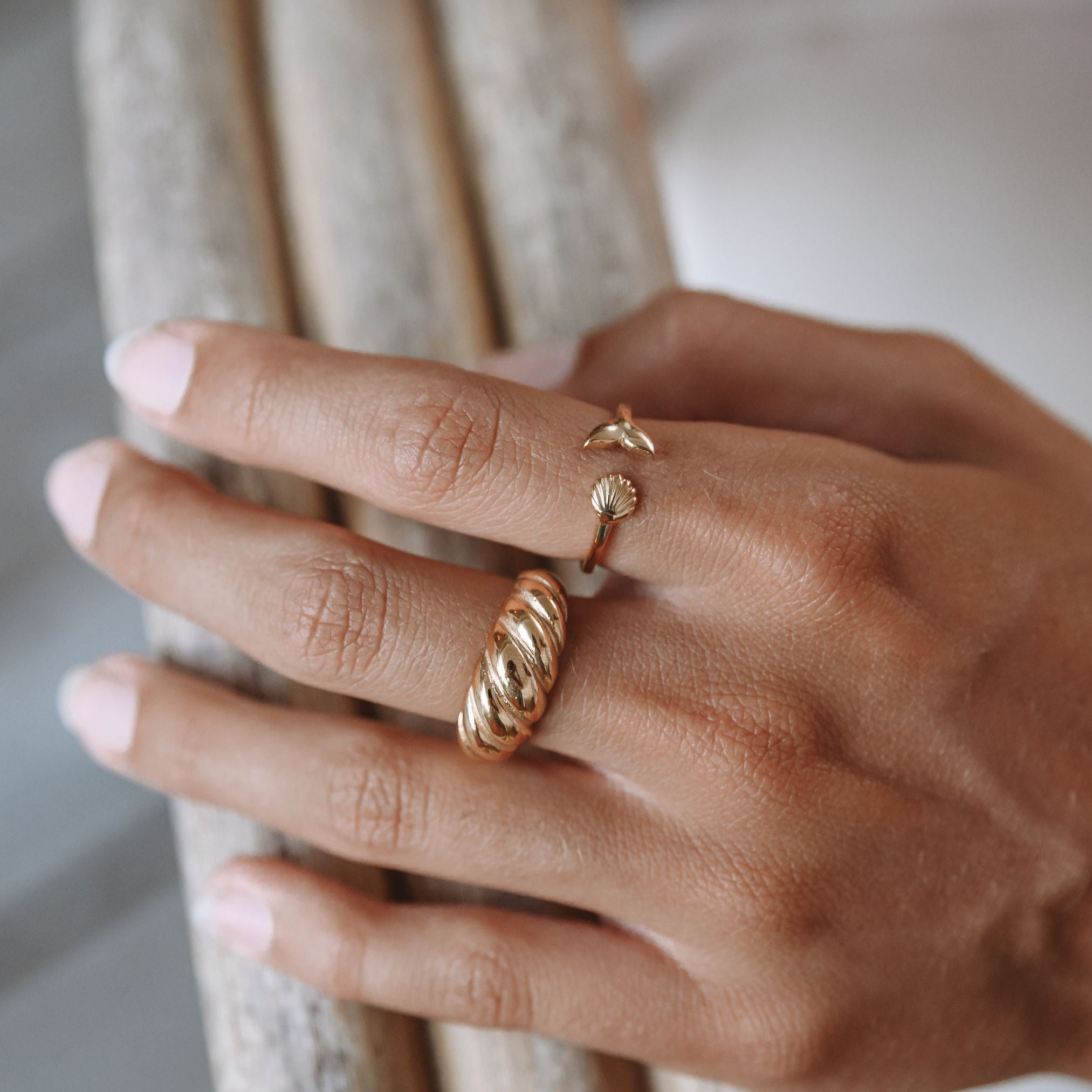 Athena Croissant Ring
