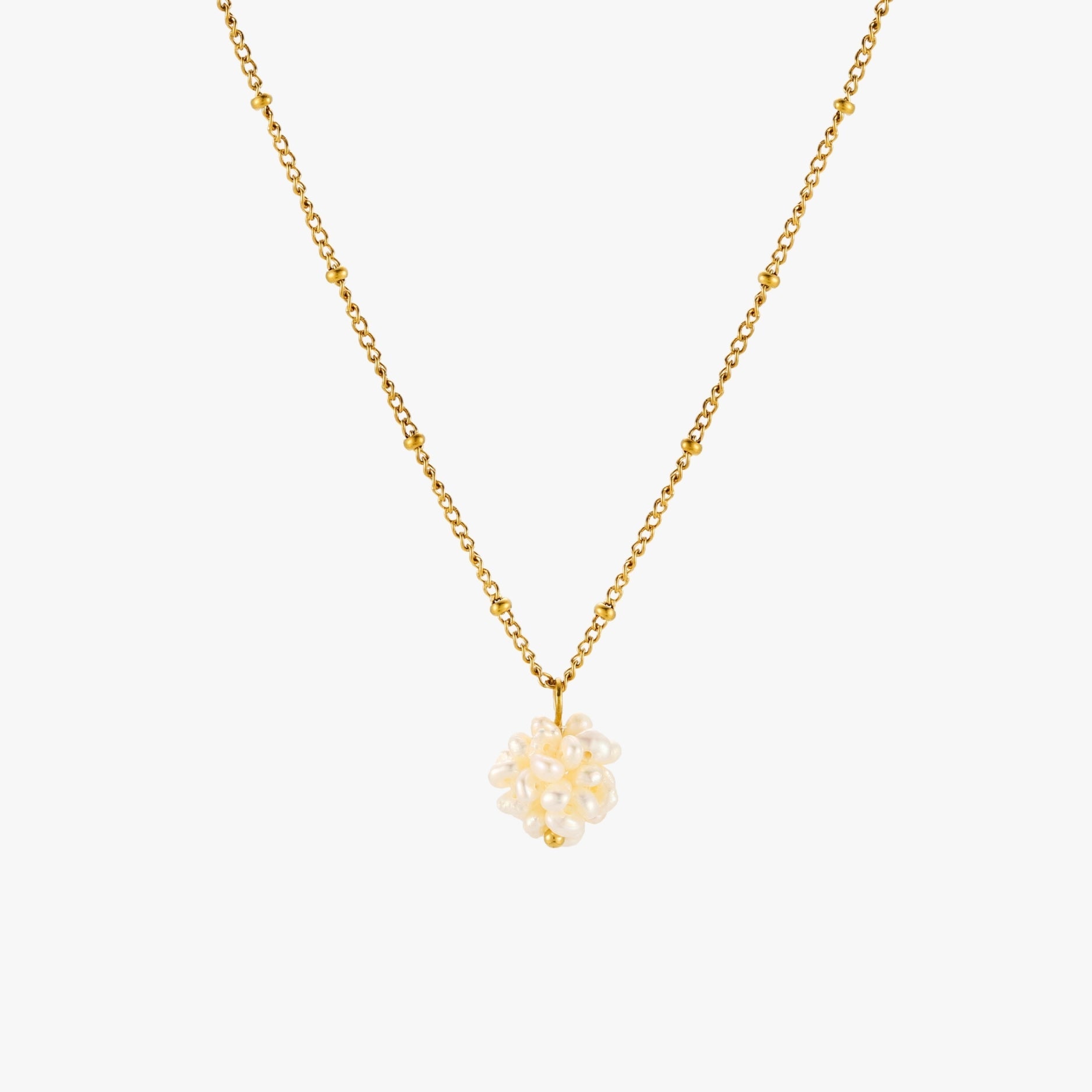 Athena Tiny Pearls Necklace