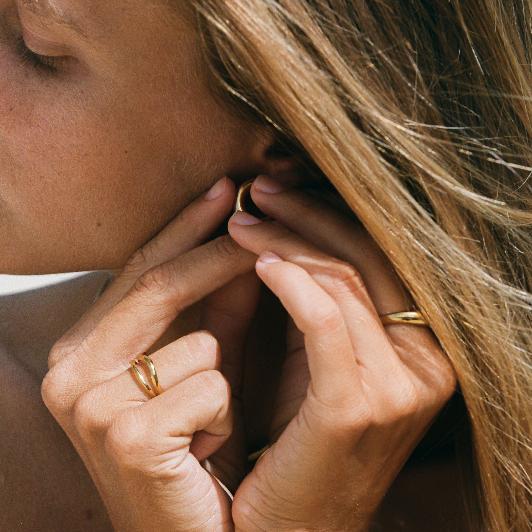 Athena "Breeze" Double Ring
