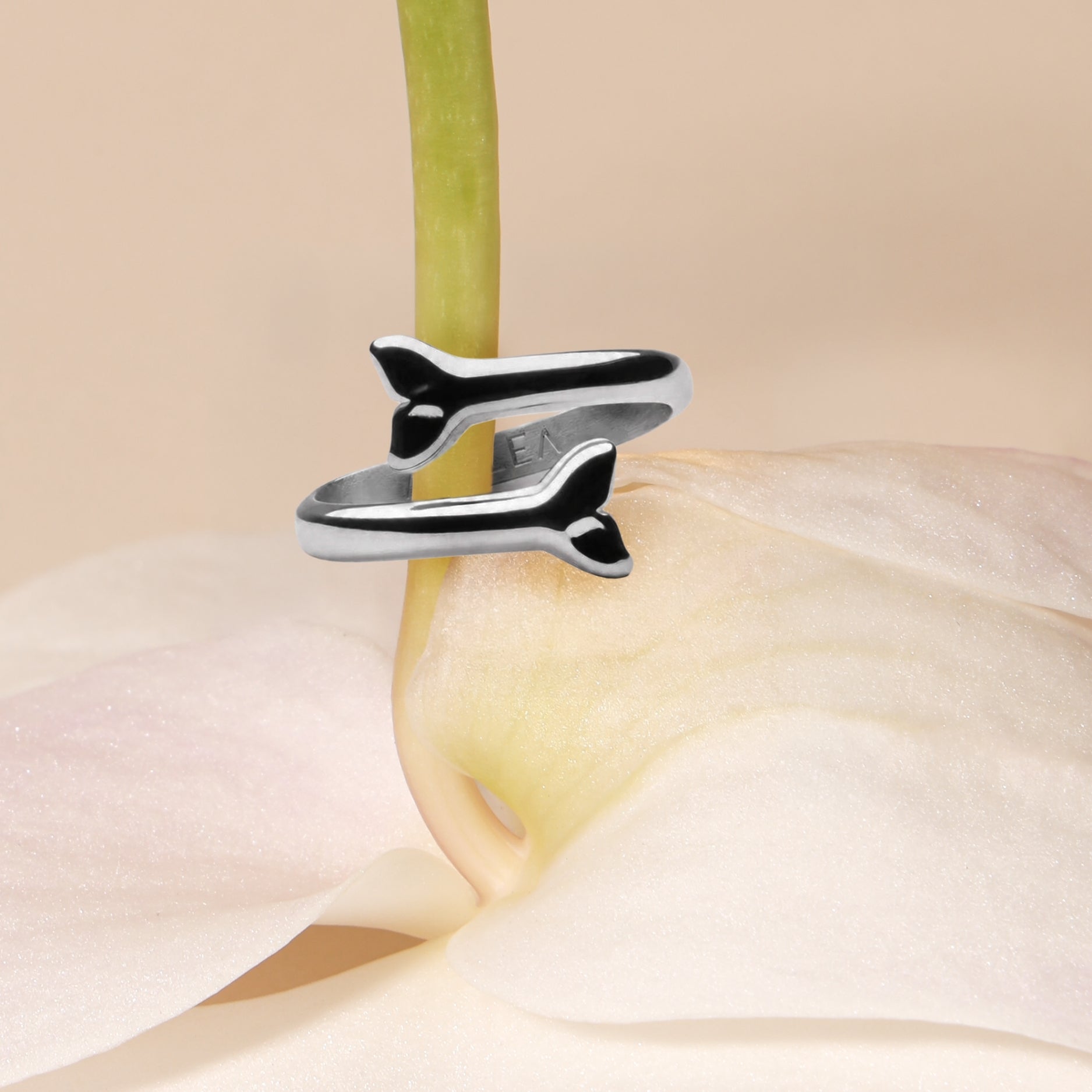 Athena Whale Tail Ring